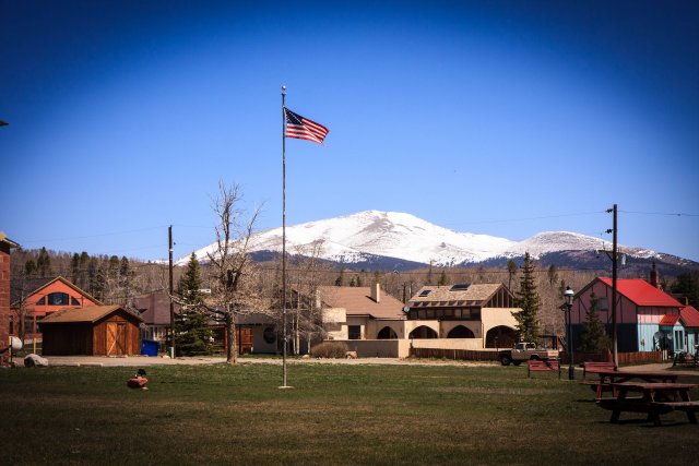 Mount Silverheels from Fairplay